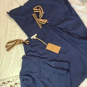 Boutique Navy Jumpsuit New With Tags (Size Small)